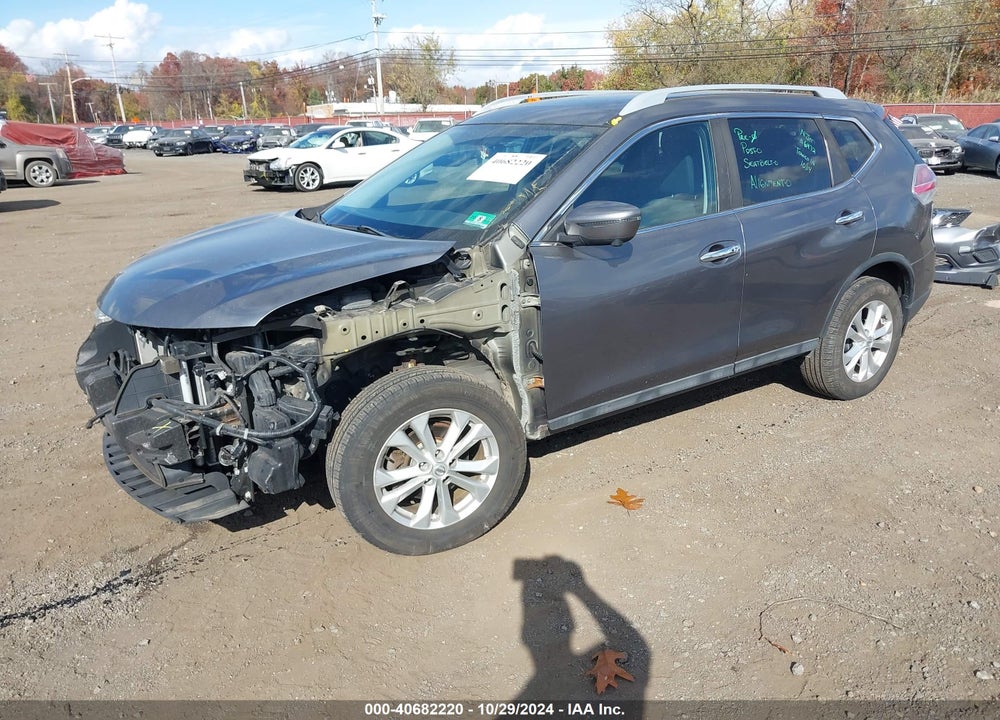 2016 NISSAN ROGUE SV VIN: 5N1AT2MV0GC876472