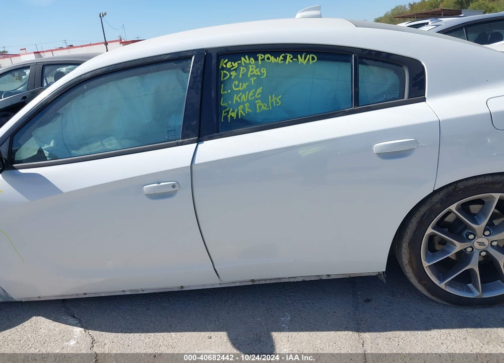 2022 DODGE CHARGER GT RWD VIN: 2C3CDXHG2NH176096