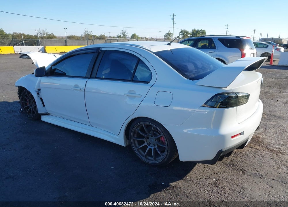 2013 MITSUBISHI LANCER EVOLUTION GSR VIN: JA32W8FV5DU008620