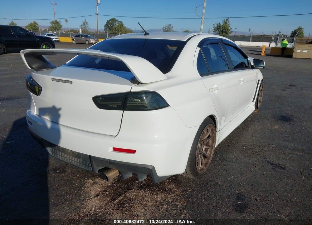 2013 MITSUBISHI LANCER EVOLUTION GSR VIN: JA32W8FV5DU008620