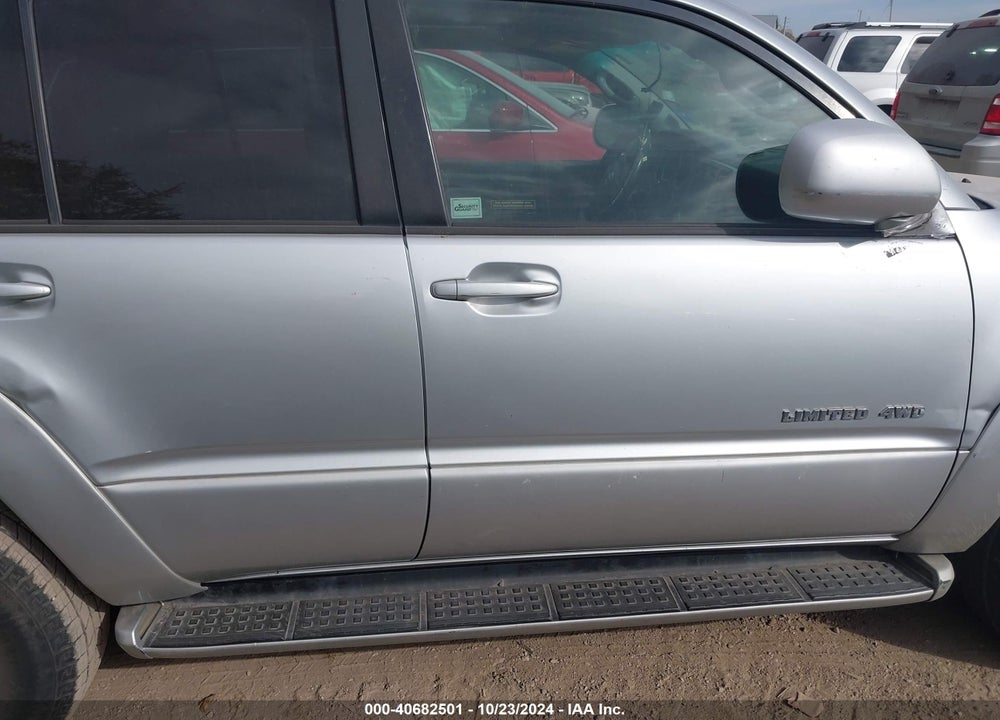 2004 TOYOTA 4RUNNER LIMITED V8 VIN: JTEBT17R440031439