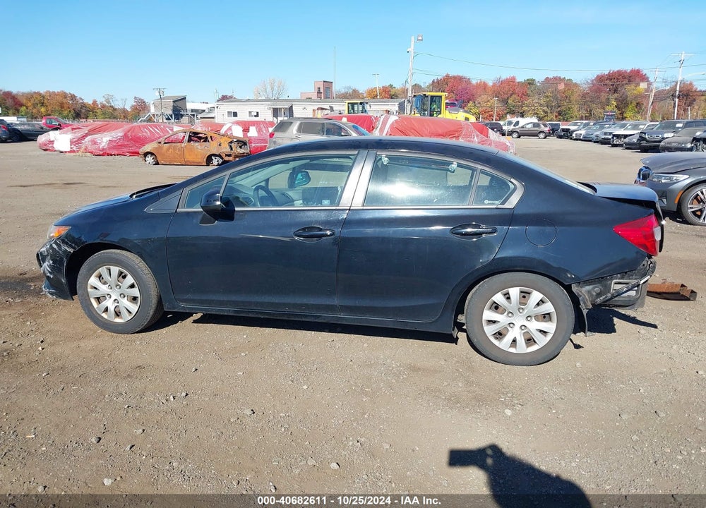 2012 HONDA CIVIC SDN LX VIN: 2HGFB2F5XCH312931