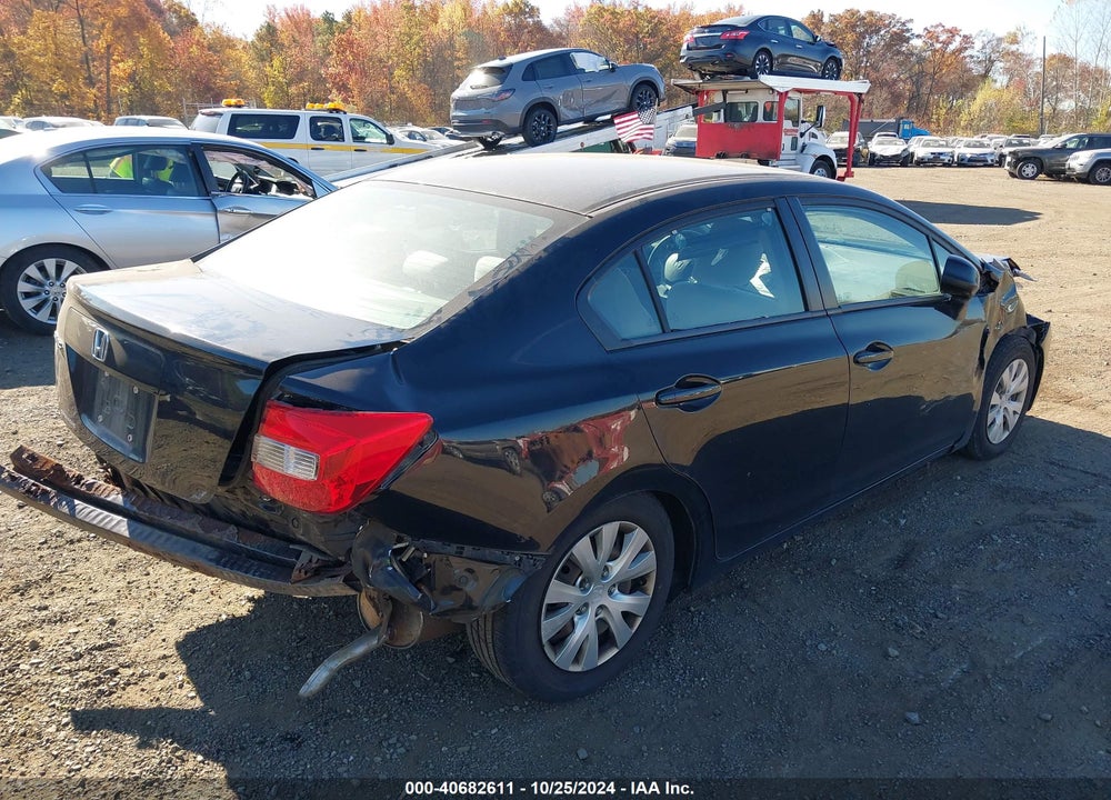 2012 HONDA CIVIC SDN LX VIN: 2HGFB2F5XCH312931