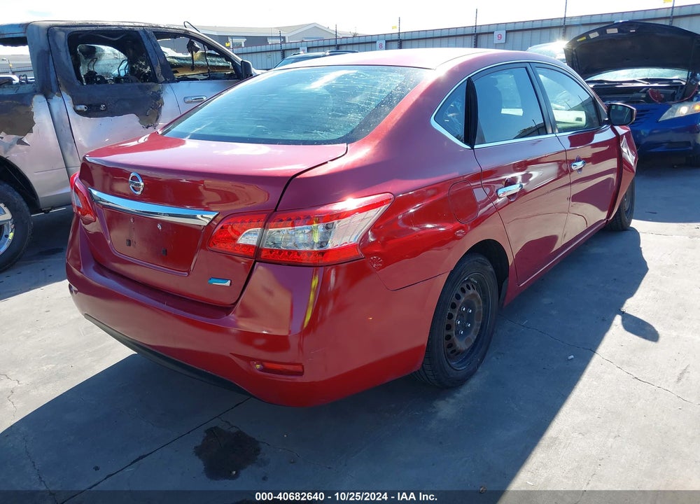 2014 NISSAN SENTRA S VIN: 3N1AB7AP6EL623543