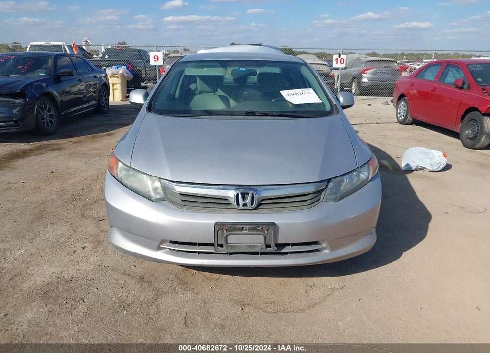 2012 HONDA CIVIC SDN LX VIN: 2HGFB2F59CH334807