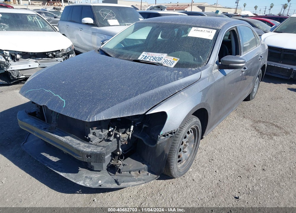 2013 VOLKSWAGEN PASSAT 2.5L SE VIN: 1VWBP7A38DC115260