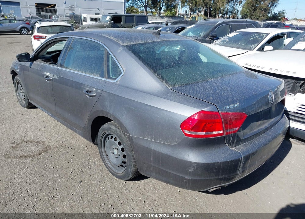 2013 VOLKSWAGEN PASSAT 2.5L SE VIN: 1VWBP7A38DC115260