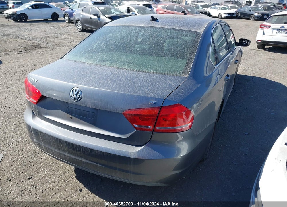 2013 VOLKSWAGEN PASSAT 2.5L SE VIN: 1VWBP7A38DC115260