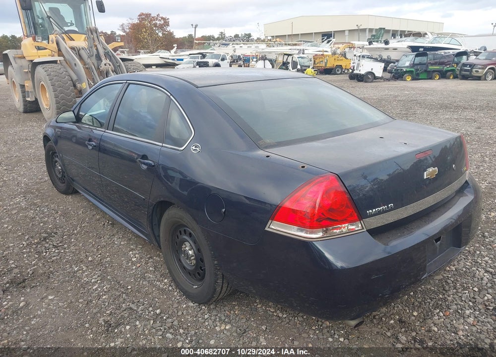 2009 CHEVROLET IMPALA POLICE VIN: 2G1WS57M091197028