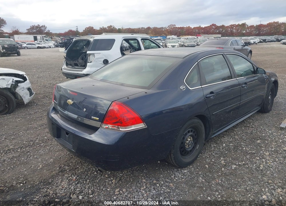 2009 CHEVROLET IMPALA POLICE VIN: 2G1WS57M091197028