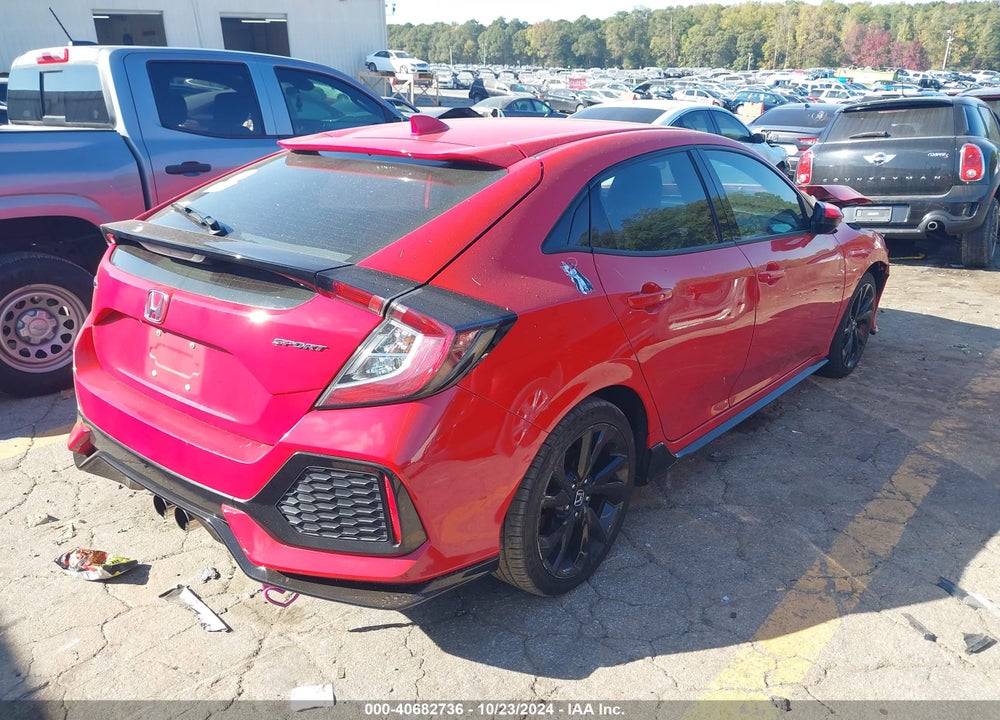 2018 HONDA CIVIC SPORT VIN: SHHFK7H49JU432205