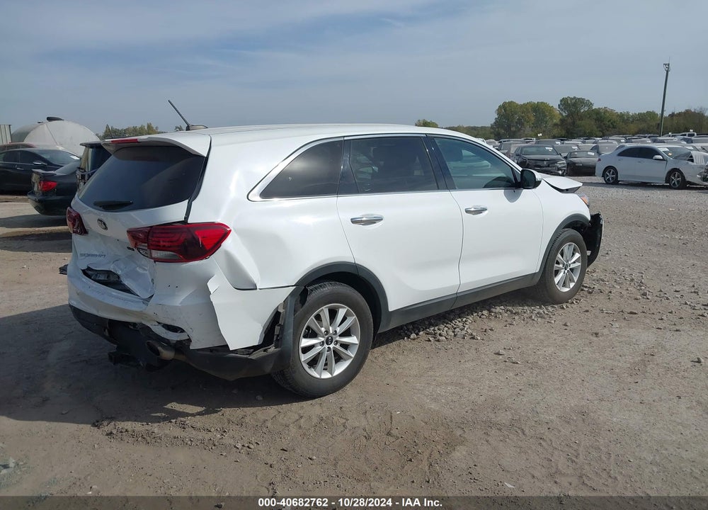 2020 KIA SORENTO 2.4L L VIN: 5XYPG4A31LG638900
