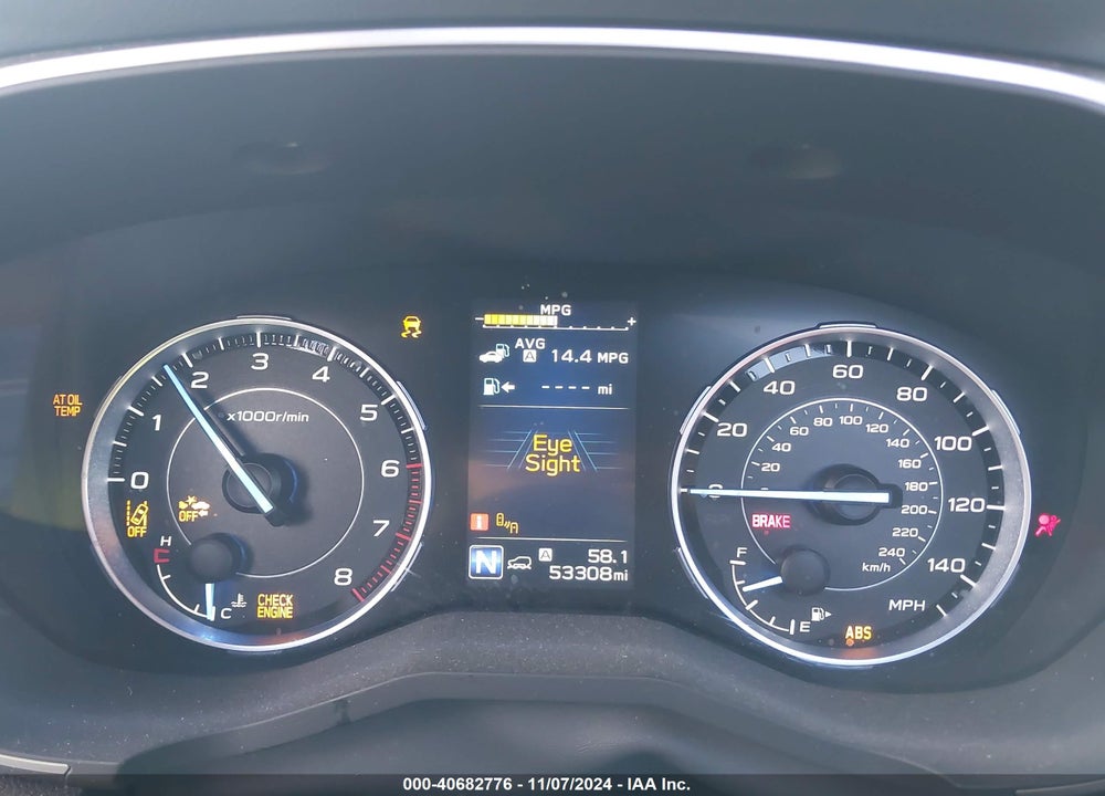 2019 SUBARU ASCENT TOURING VIN: 4S4WMARD8K3415350
