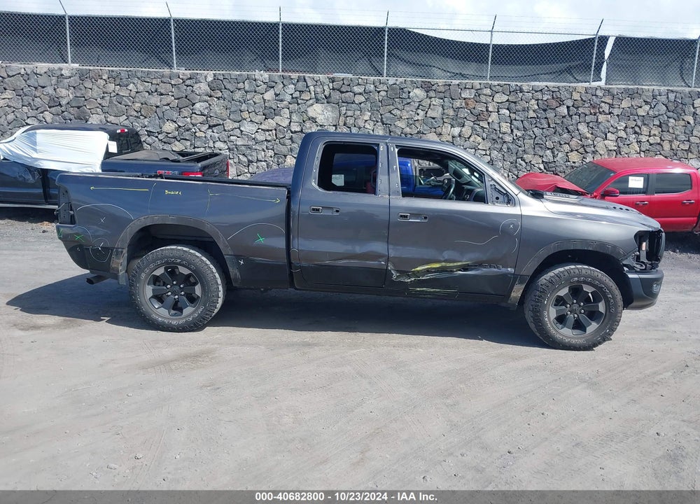 2019 RAM 1500 REBEL  4X4 6'4 BOX VIN: 1C6RRFEG4KN848708