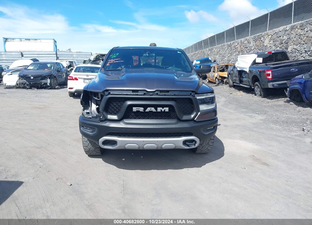 2019 RAM 1500 REBEL  4X4 6'4 BOX VIN: 1C6RRFEG4KN848708