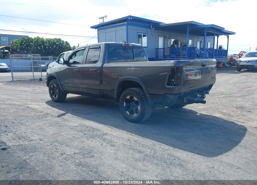 2019 RAM 1500 REBEL  4X4 6'4 BOX VIN: 1C6RRFEG4KN848708