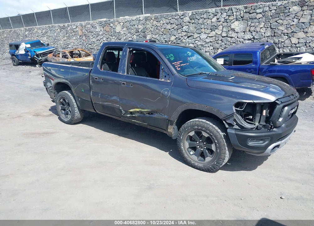 2019 RAM 1500 REBEL  4X4 6'4 BOX VIN: 1C6RRFEG4KN848708