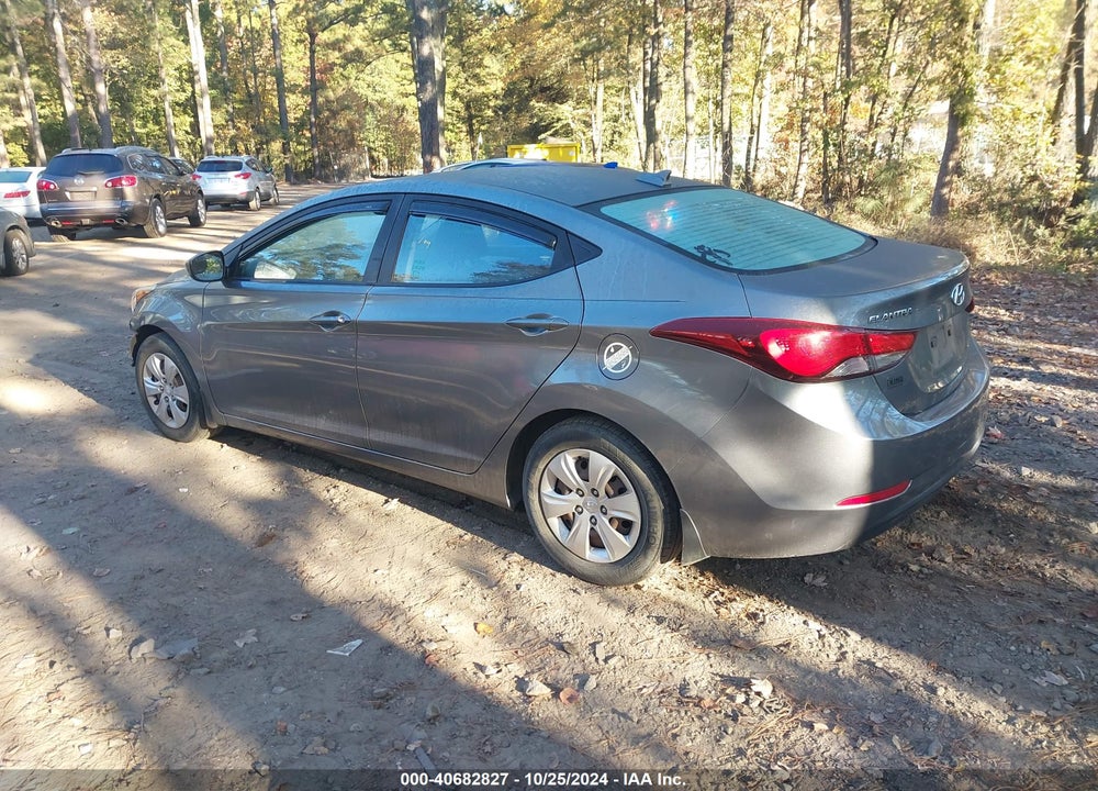 2016 HYUNDAI ELANTRA SE VIN: KMHDH4AE4GU601244