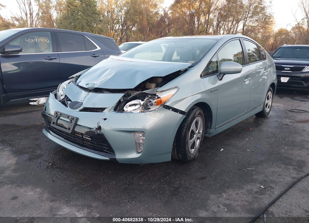 2012 TOYOTA PRIUS TWO VIN: JTDKN3DU7C1591242
