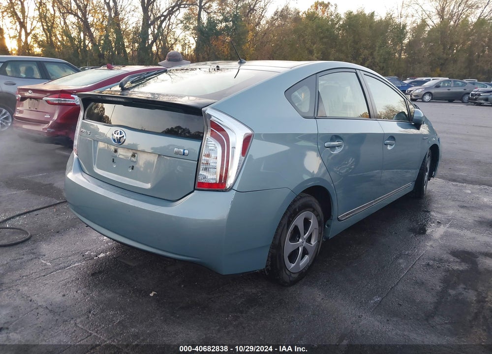 2012 TOYOTA PRIUS TWO VIN: JTDKN3DU7C1591242