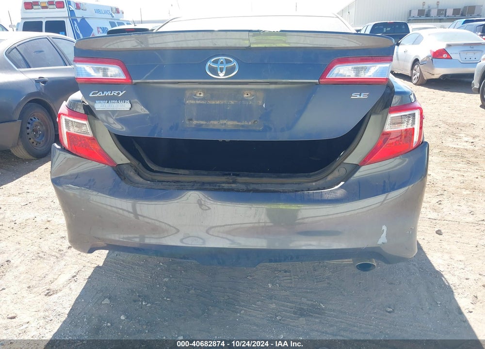 2012 TOYOTA CAMRY SE VIN: 4T1BF1FK5CU156341