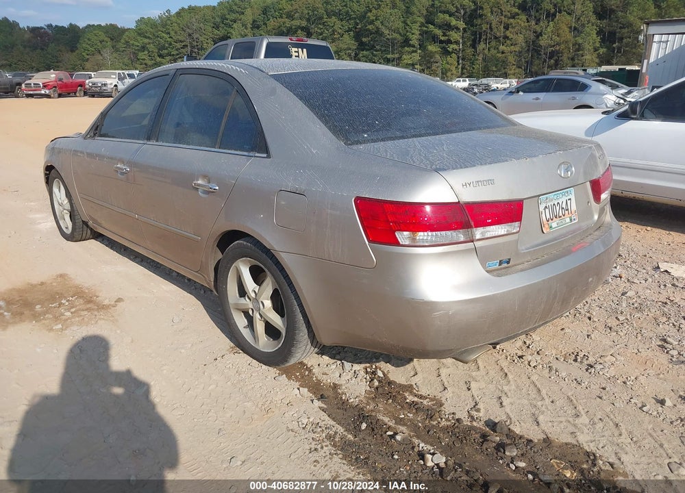 2006 HYUNDAI SONATA GLS V6/LX V6 VIN: 5NPEU46F76H015510