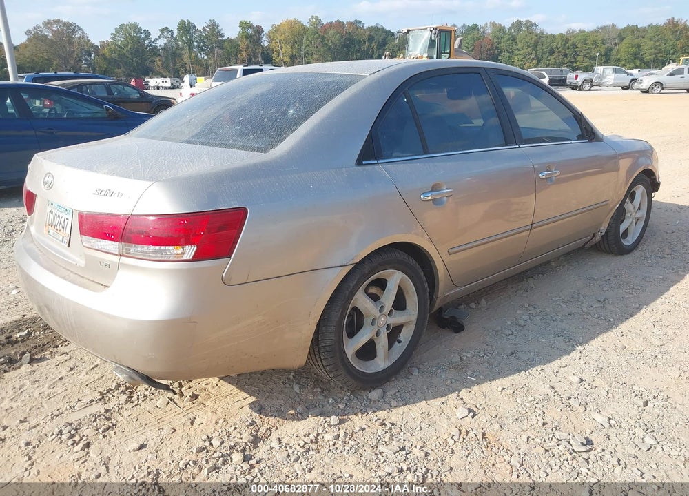 2006 HYUNDAI SONATA GLS V6/LX V6 VIN: 5NPEU46F76H015510