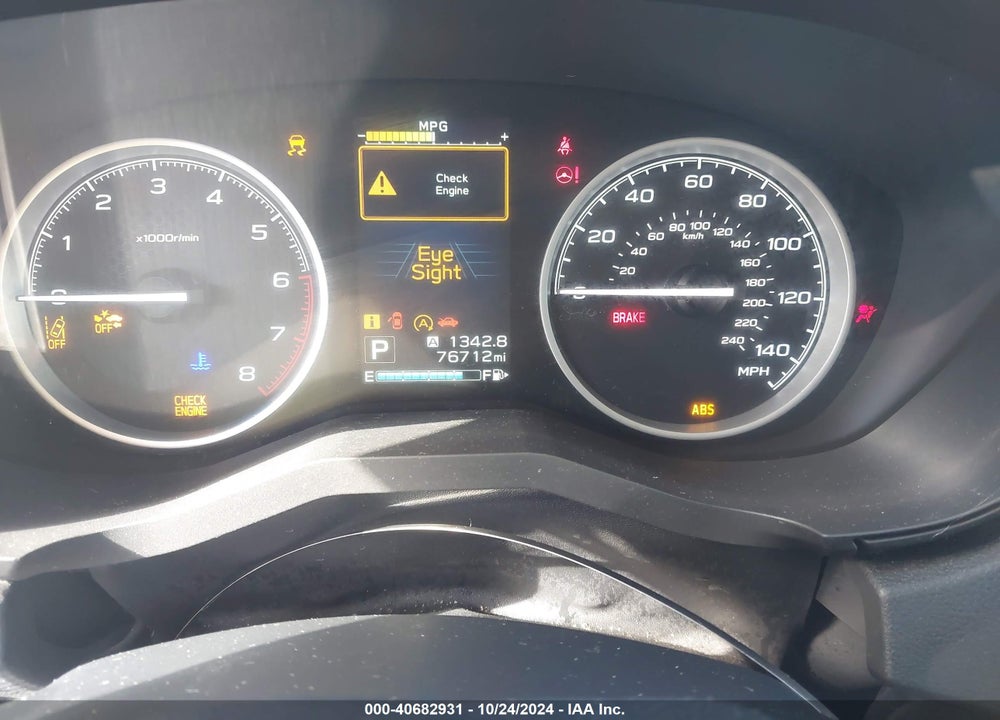 2019 SUBARU FORESTER PREMIUM VIN: JF2SKAEC9KH467404