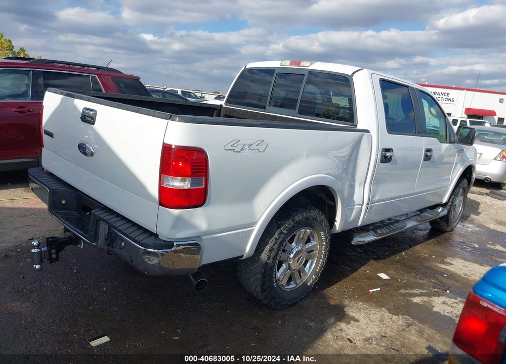2008 FORD F-150 60TH ANNIVERSARY/FX4/KING RANCH/LARIAT/XLT VIN: 1FTPW14VX8FB78886