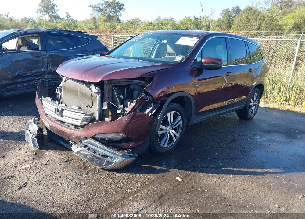 2017 HONDA PILOT EX-L VIN: 5FNYF5H79HB038372