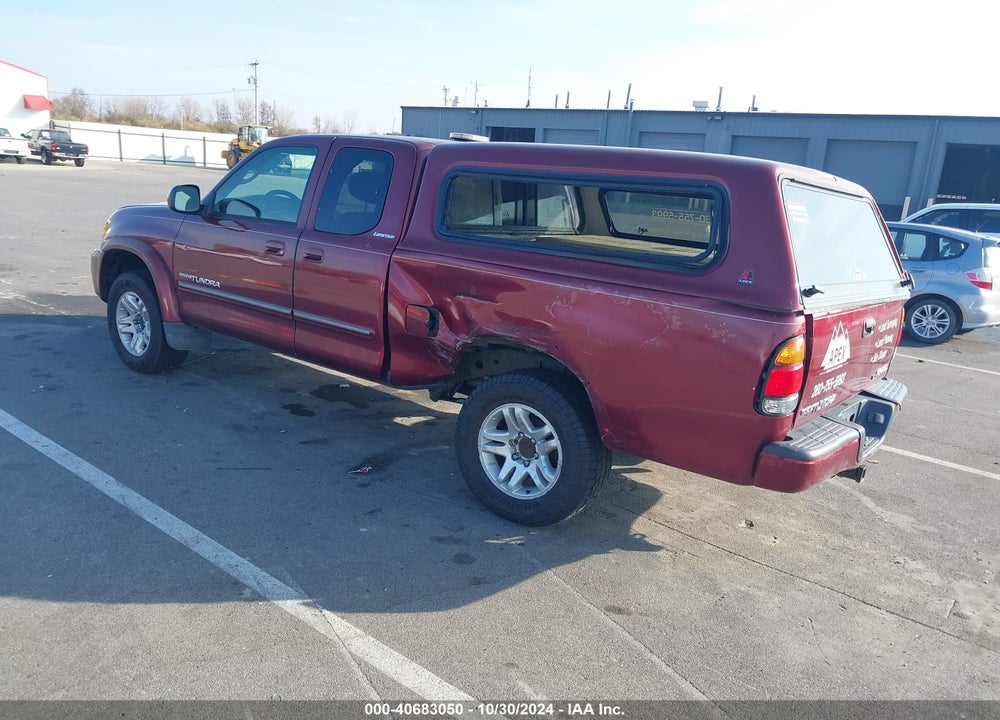 2003 TOYOTA TUNDRA LTD V8 VIN: 5TBBT48123S375239