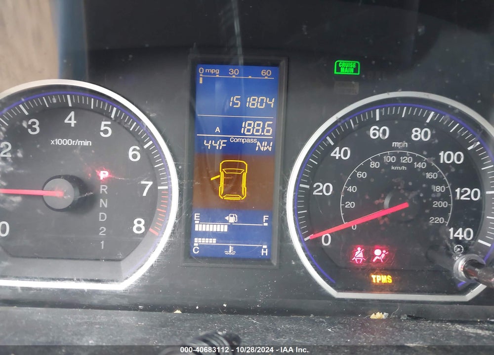 2011 HONDA CR-V EX-L VIN: 5J6RE4H74BL073420