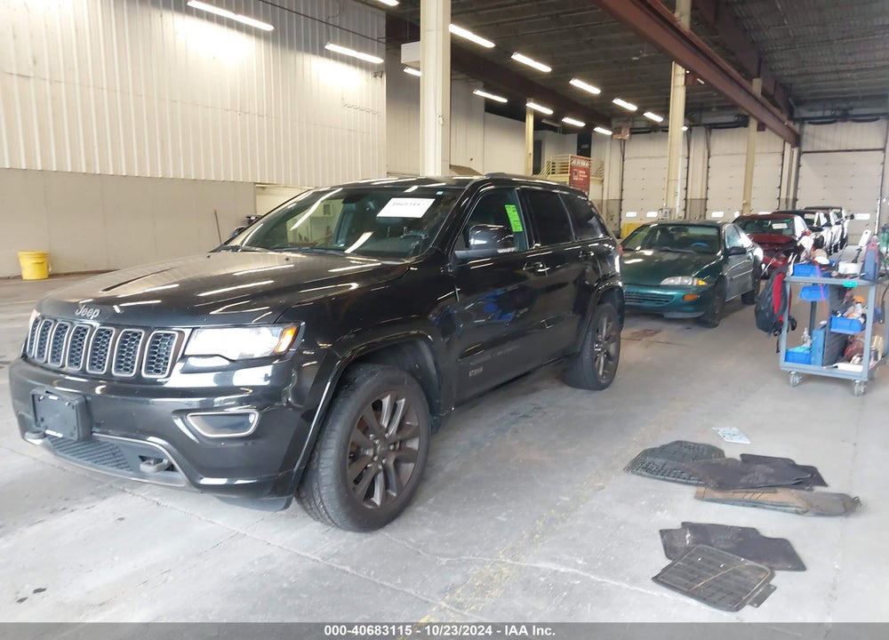 2016 JEEP GRAND CHEROKEE LIMITED 75TH ANNIVERSARY VIN: 1C4RJEBG2GC368720