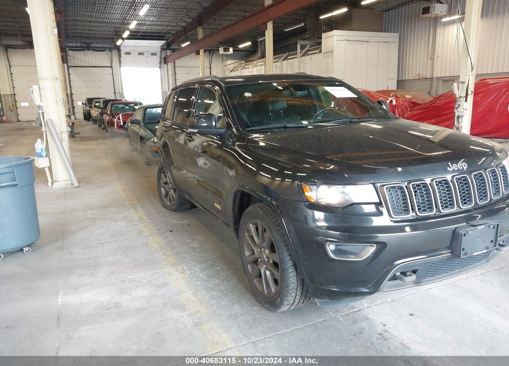 2016 JEEP GRAND CHEROKEE LIMITED 75TH ANNIVERSARY VIN: 1C4RJEBG2GC368720