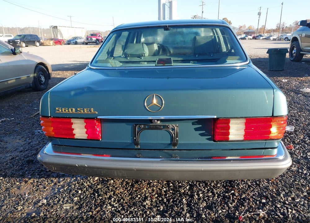 1986 MERCEDES-BENZ 560 SEL VIN: WDBCA39D6GA277627