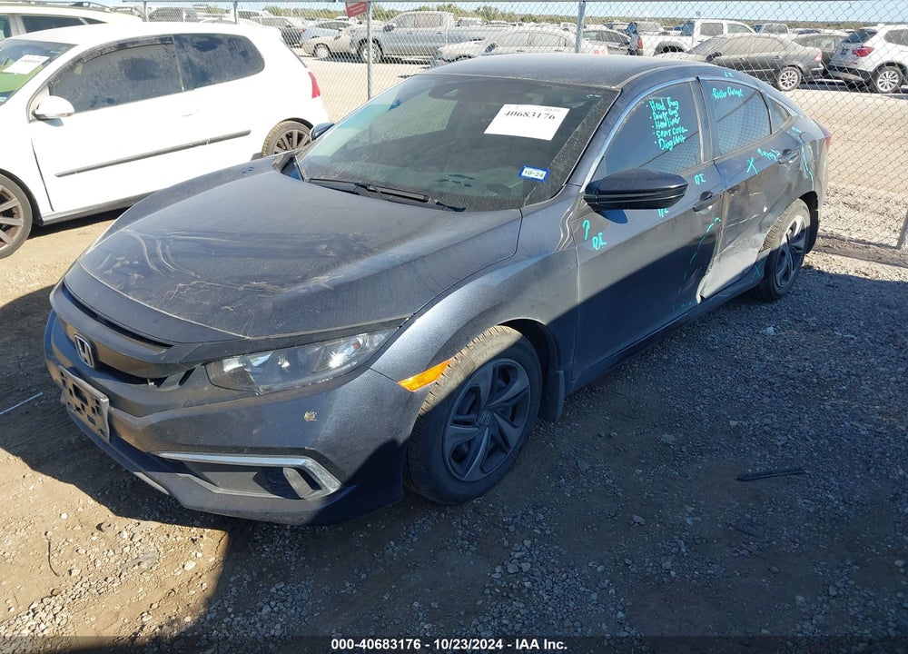 2020 HONDA CIVIC LX VIN: 2HGFC2F6XLH593781