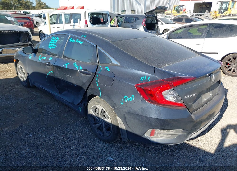 2020 HONDA CIVIC LX VIN: 2HGFC2F6XLH593781