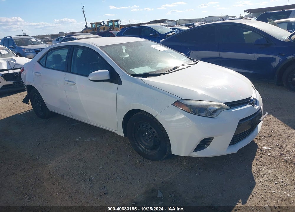 2015 TOYOTA COROLLA LE VIN: 5YFBURHE1FP356862