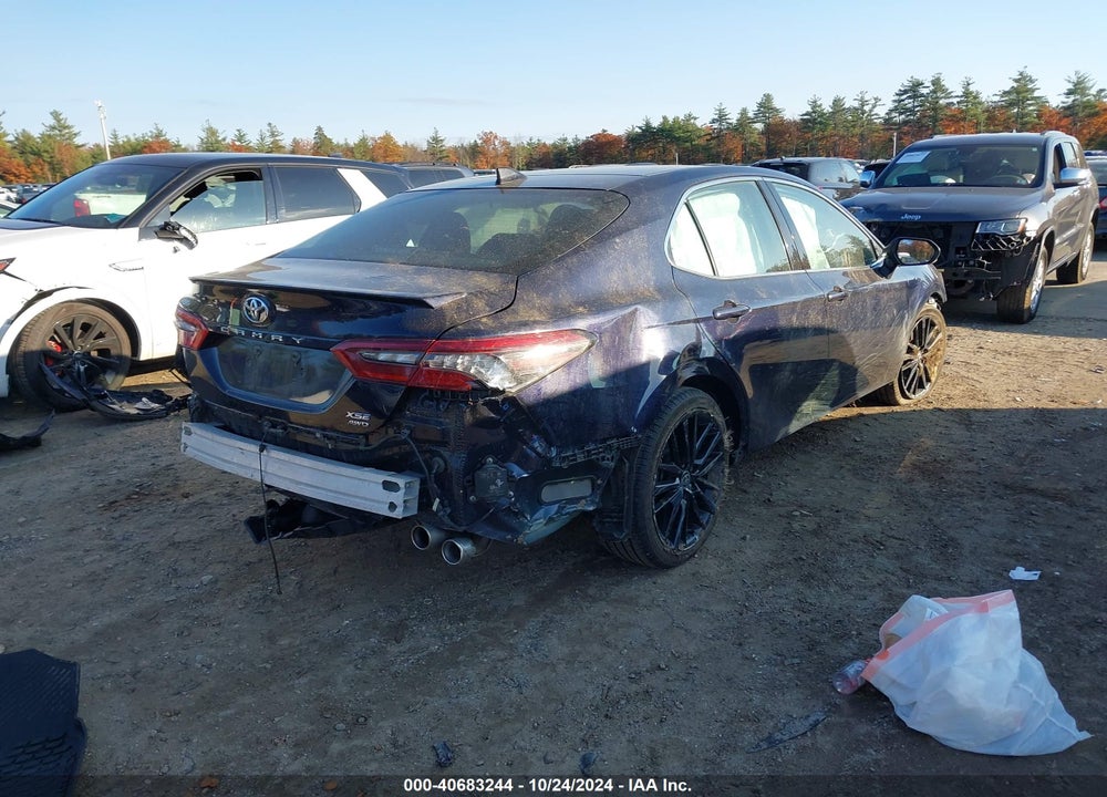 2022 TOYOTA CAMRY XSE AWD VIN: 4T1K61BK8NU063693