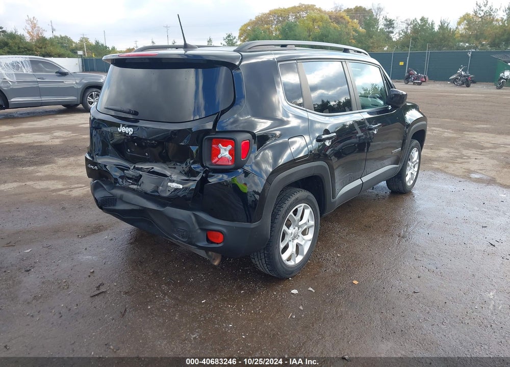 2018 JEEP RENEGADE LATITUDE 4X4 VIN: ZACCJBBB3JPH40979