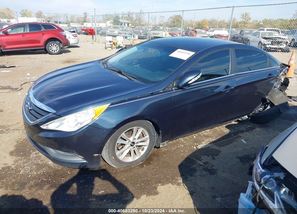 2014 HYUNDAI SONATA GLS VIN: 5NPEB4AC8EH937494