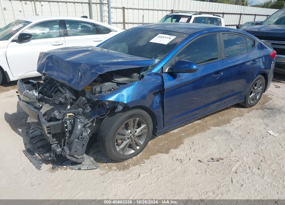 2018 HYUNDAI ELANTRA SEL VIN: 5NPD84LF0JH233902