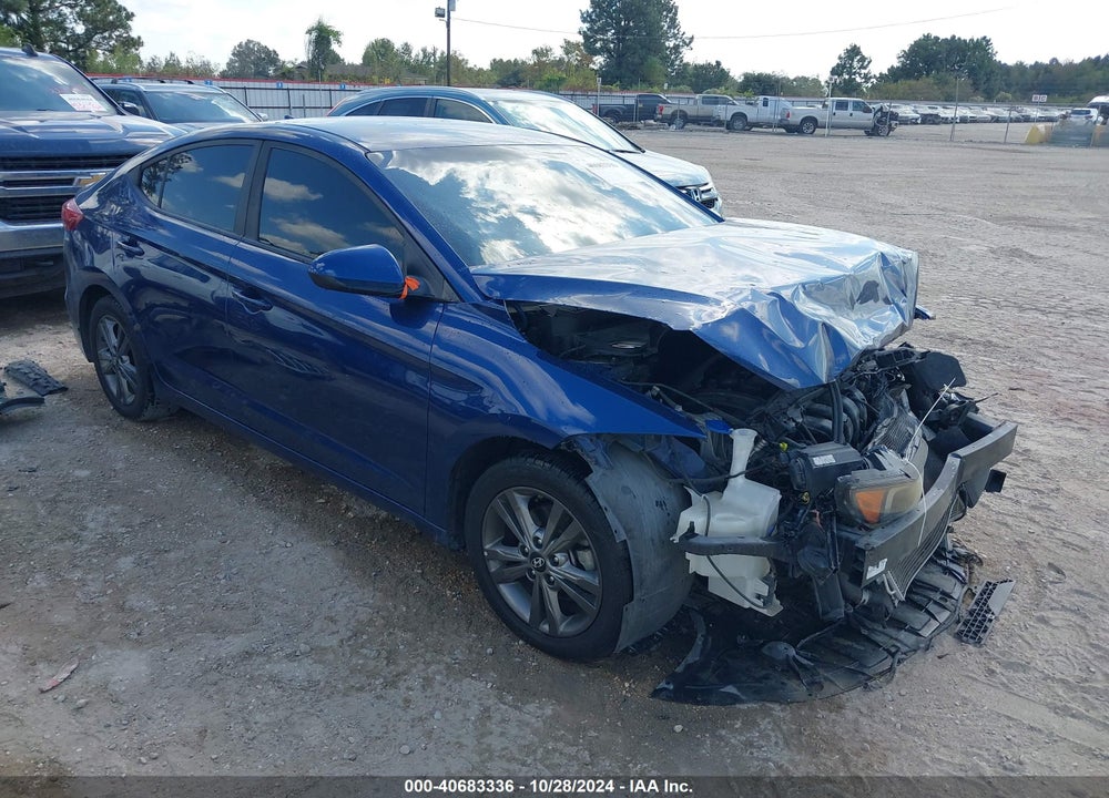 2018 HYUNDAI ELANTRA SEL VIN: 5NPD84LF0JH233902