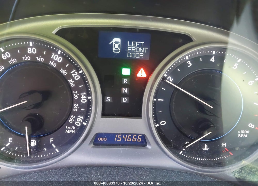 2009 LEXUS IS 250 VIN: JTHCK262695029416