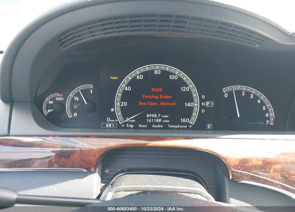 2011 MERCEDES-BENZ S 550 4MATIC VIN: WDDNG8GB2BA397608
