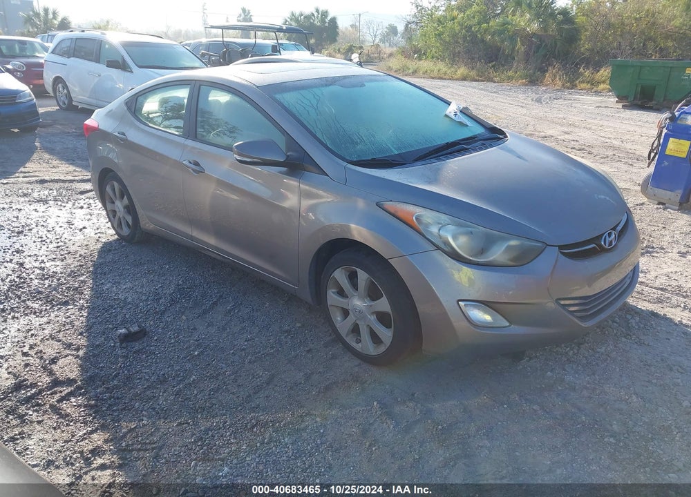 2012 HYUNDAI ELANTRA LIMITED VIN: 5NPDH4AE4CH101531