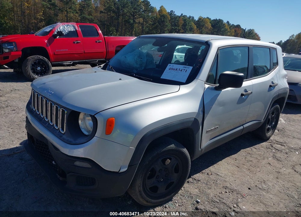 2015 JEEP RENEGADE SPORT VIN: ZACCJBATXFPB43085