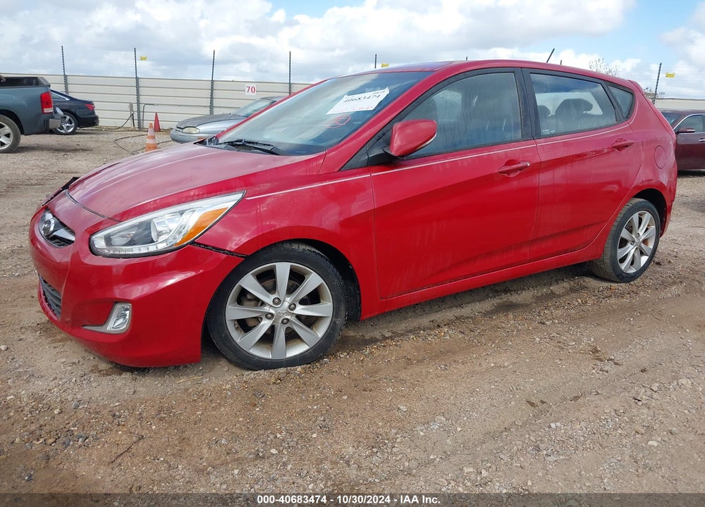 2014 HYUNDAI ACCENT SE VIN: KMHCU5AE1EU145701
