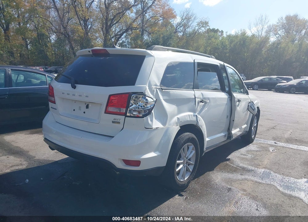 2016 DODGE JOURNEY SXT VIN: 3C4PDCBG9GT137644