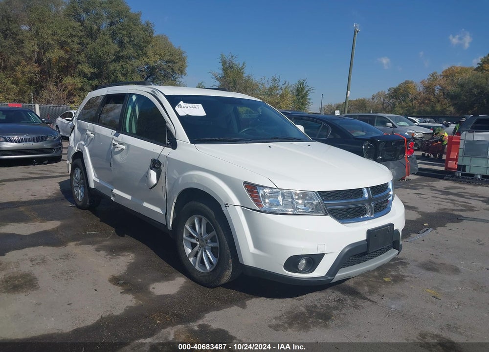 2016 DODGE JOURNEY SXT VIN: 3C4PDCBG9GT137644